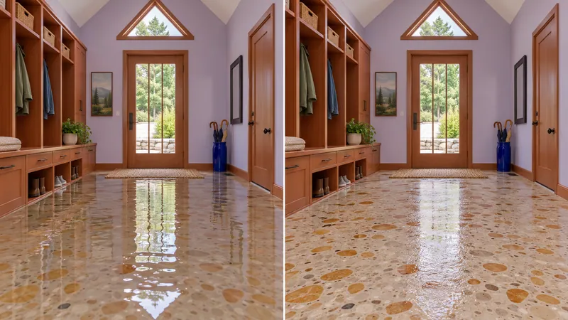 Water Extraction in Conroe before and after